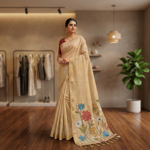 Sari pour femme très vendu, idéal pour les mariages et les festivals, disponible au meilleur prix auprès d'un fournisseur indien - Product Image 1
