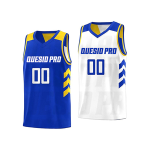 เสื้อบาสเก็ตบอลคุณภาพสูง ดีไซน์ทันสมัย คอลเลคชั่นฤดูร้อน เสื้อบาสเก็ตบอลผู้ชาย ชุดกีฬา รับผลิตแบบ OEM แบรนด์ของคุณเอง เสื้อแบบกลับด้านได้ - Product Image 1