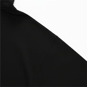 Sudadera con Capucha Negra Extra Grande con Logotipo Personalizado para Hombre, Sudadera de Algodón y Felpa, Estilo Urbano, Sudadera Lisa OEM ODM - Product Image 6