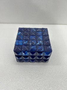 TIME 2 DECOR Boîte à bijoux artisanale indienne en résine incrustée, personnalisable, de haute qualité, style artistique, pour rangement, cadeau de mariage - Product Image 4