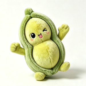 Cute Peas In A Pod Plush <b>Toy</b> Set <b>Soft</b> <b>Stuffed</b> Animals For Kids Unisex Easter Gift 11CM-30CM Stress Relief Pillow - Product Image 4