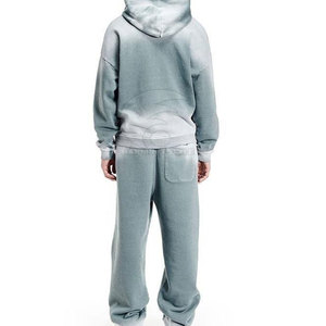 Conjunto Deportivo de Dos Piezas para Hombre, Estilo Casual, Tejido Suave, Cómodo, Transpirable, con Efecto Desgastado por el Sol - Product Image 6