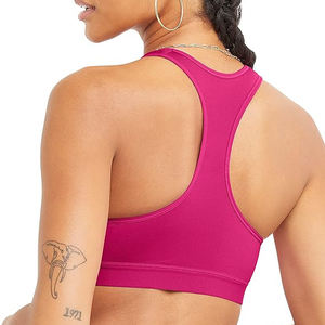 Soutien-gorge de sport pour femme à bords renforcés, maintien élevé, couvrance totale, respirant, anti-humidité, finition soignée - Product Image 3