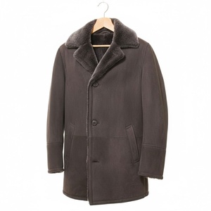 Nouvelle arrivée : veste en cuir shearling pour homme, fabrication OEM, sur mesure, en vente en gros, haute qualité, prix bas - Product Image 1