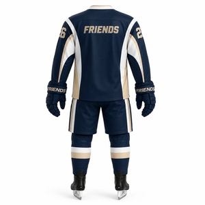 Custom Sublimated Unisex Ice Hockey Uniform Sets Professional Team Sportswear Breathable Quick Dry for Matches Wear - Product Image 6