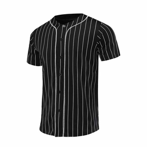 เสื้อทีมซอฟต์บอลเบสบอลแบบกำหนดเอง พร้อมชื่อและหมายเลข คอกลม แขนสั้น ระบายอากาศได้ดี ซับเหงื่อ บริการโรงงานแบบ OEM ODM - Product Image 4