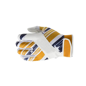 Flexible Leather <b>Baseball</b> Batting <b>Gloves</b> Anti-Sweat Grip Soft Fit Breathable Panels Strong Wrist Wrap Outdoor Performance Youth - Product Image 4