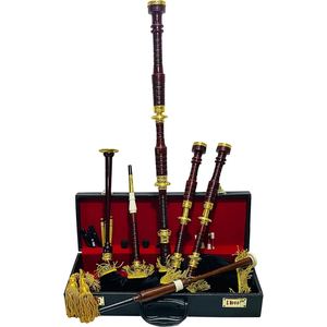 Baguettes à dudels écossaises de haute qualité pour les fanfares et les cérémonies, avec drones en laiton et en bois, fabriquées sur mesure à la main - Product Image 2