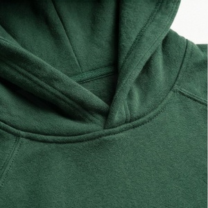Custom Women Oversized Hoodie 340gsm Cotton <b>Sweatshirt</b> Pullover Blank <b>Plain</b> Plus Size With Embroidery Premium Fits - Product Image 4