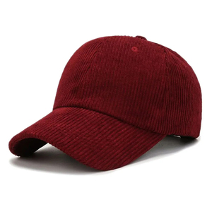 Gorra de Béisbol de Pana Amarilla de 6 Paneles, Ajustable, Unisex, Casual, para Primavera y Otoño, Nueva Tendencia, OEM ODM - Product Image 5