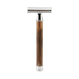 Double Edge Safety Razor Wooden Handle Stainless Steel Blade <b>Men's</b> Face Shaving Tool Barber Shop Use reusable Shaving Tool <b>men</b> - Product Image 4