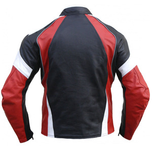 High Quality Leather Motorbike Men <b>Jacket</b> Low MOQ New Arrival Men Motorbike <b>Jacket</b> Long Sleeves - Product Image 4