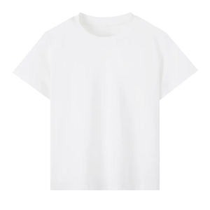 เสื้อยืดแขนกุดผู้ชาย สีขาว ผ้าฝ้าย 100% ทรงเข้ารูป คอกลม ลำลอง ผ้าเจอร์ซีย์ถักลาย ระบายอากาศ แห้งเร็ว - Product Image 1