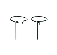 Support de plantes en métal pour jardin, type crochet de berger