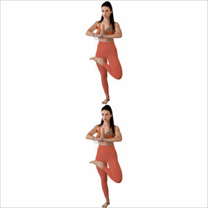 Conjuntos de yoga sin costuras de alta sujeción para mujer con leggings y top a juego, conjuntos de yoga para mujer fitness - Product Image 5