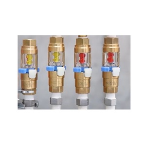 Débitmètre d'eau à section variable série FMC Nitto Kohki, modèle FMC-25-1F, en laiton, précision +/-1%, 0,6-6 L/min, raccord fileté - Product Image 2
