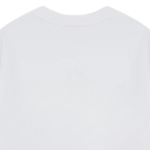 T-shirt Homme Oversize à Manches Courtes Blanc avec Logo Minimaliste sur la Poitrine en Coton Col Rond Décontracté Streetwear Vente en Gros Fournisseur OEM - Product Image 4