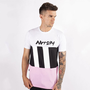T-shirt de haute qualité pour hommes, léger, 100% coton, couleur personnalisée, vêtements décontractés pour hommes - Product Image 3