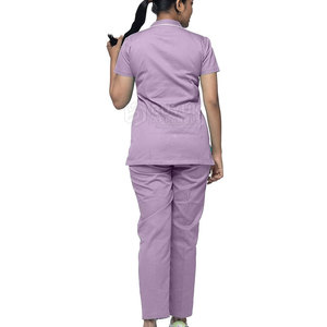 ชุดยูนิฟอร์มพยาบาลสั่งทำสีได้ตามต้องการ ผ้าเนื้อนุ่ม ทนทาน คุณภาพสูง พร้อมปักโลโก้ตามสั่ง - Product Image 2