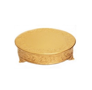 Modern Cake Stand Decorating <b>Accessories</b> Leaf Shape Metal Cake Stand Highest Quality Metal Gold Plated Cake Stand Birthday Part - Product Image 2