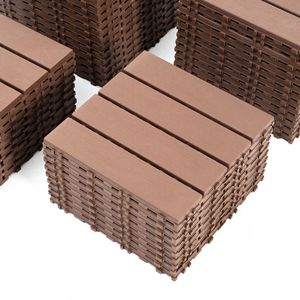 Set di 44 Piastrelle Incastrabili in Plastica 30x30 cm, Impermeabili per Pavimentazione Esterna, Adatte a Tutte le Condizioni Atmosferiche - Product Image 5