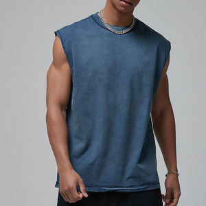 Conjunto Deportivo para Hombre de Alta Calidad, Camiseta sin Mangas Transpirable 100% Algodón, Pantalones Cortos, Ropa Deportiva al por Mayor, Camisetas Deportivas - Product Image 5