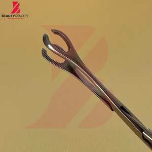 Customized Piercing Clamp Forceps Surgical Stainless Steel Equipment With Anti-Slip Grip Rust Free Reusable Ear Nose Piercing - Product Image 5
