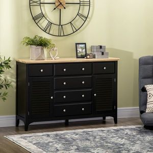 Black Living Room Storage Cabinets - Product Image 1