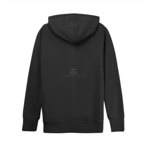เสื้อฮู้ดดี้ผู้ชายแบบปรับแต่งได้ ผ้าฝ้าย 100% หนานุ่ม สีดำ สำหรับฤดูใบไม้ร่วง ไซส์ XS-6XL ปักโลโก้ พิมพ์ลาย ระบายอากาศได้ดี มีซับใน สีพื้น - Product Image 6
