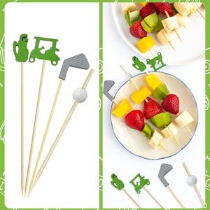 200 Pezzi di Spiedini Decorativi a Tema Golf da 4,7 Pollici, Stuzzicadenti per Cocktail, Sandwich, Frutta e Antipasti - Product Image 3