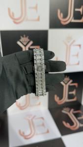 Reloj de Lujo Victoriano con Diamante Moissanite de 50.50 CT, para Hombre y Mujer, Caja de Acero, Resistente al Agua, Esfera de Cristal Digital Ronda - Product Image 4