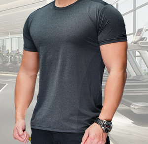 T-shirts pour hommes sur mesure, grande taille, 100% coton, 300g, coupe ajustée, formels, anti-rides, respirants, de haute qualité - Product Image 1