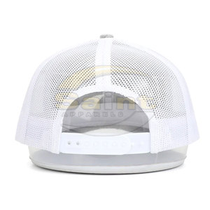 Gorras Trucker para Hombre, Ropa de Exterior, Logotipo Personalizado OEM, Precio de Fábrica, Modernas, Transpirables, Elegantes, Azules y Blancas, de Malla, Ajustables - Product Image 6
