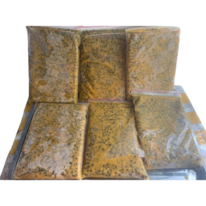 Pulpe de fruit de la passion surgelée de qualité supérieure avec pépins / Jus de fruit de la passion 100% naturel IQF en vrac - Product Image 3