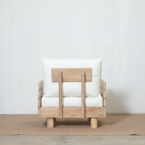 Canapé d'extérieur moderne de luxe pour hôtel avec structure en teck et coussins résistants aux intempéries pour cour et salon - Product Image 2