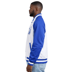 Chaqueta Bomber Blanca de Satén Phi Beta Sigma, Ropa de Fraternidad Griega con Diseño Clásico, Comodidad Premium y Ajuste Elegante - Product Image 3