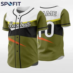Camiseta de Béisbol con Botones 2026, Unisex, Manga Corta, Tejido de Secado Rápido para Entrenamiento y Competición, Venta al Por Mayor - Product Image 6