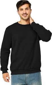 Sweat-shirt en coton surdimensionné personnalisé pour homme, col rond, épaules tombantes, streetwear, design de haute qualité - Product Image 4