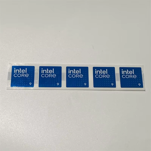 Intel CPU <b>Label</b> Sticker Home Version Single Sided Silicone Adhesive I3 I5 I7 I9 EVO Notebooks Genuine OEM License 6 Months Stock - Product Image 2