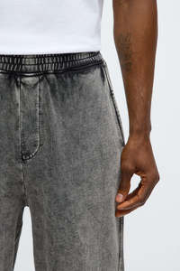 Pantalon de survêtement en molleton surdimensionné pour homme, coupe décontractée confortable, style streetwear hivernal, tissu brossé doux, pantalon décontracté pour tous les jours - Product Image 6