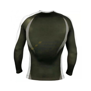 Men's Rash Guard Beach Custom Long Short Sleeved Swim Shirts Water Sports <b>Wetsuits</b> Rash Guard - Product Image 2