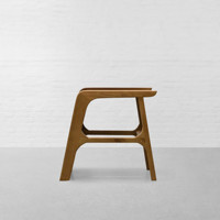 Table d'appoint en rotin tressé à la main style Calcutta, petite table basse pour espace restreint, table d'appoint pour salon de ferme