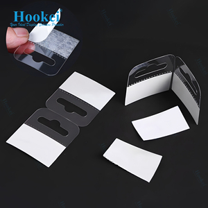 <b>Plastic</b> Self-adhesive Hang Tabs Heavy Duty Sticky J <b>Hook</b> for Supermarket Store Display Box - Product Image 2