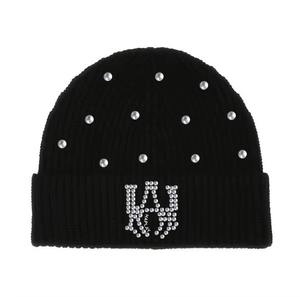 Gorro de Punto Personalizado de Fábrica, 100% Acrílico, con Pedrería, Diseño a Cuadros, Bordado a Mano, Transpirable, Impermeable, Unisex, para Playa y Viajes - Product Image 3