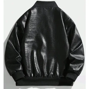 Chaqueta de Moda Masculina para Invierno 2026, Superventas, con Logotipo Personalizado, Cuero Vacuno 100% de Alta Calidad, Impermeable, Ecológica, Estilo Urbano - Product Image 4