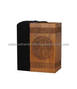 Urne funéraire en bois artisanale pour cendres d'adultes, urnes funéraires humaines, urnes funéraires de haute qualité - Product Image 5