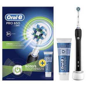 แปรงสีฟันไฟฟ้า Oral B Pro 650 CrossAction ผู้จัดจำหน่ายขายส่งแปรงสีฟันไฟฟ้าสำหรับผู้ซื้อและผู้ค้าปลีกทั่วโลก - Product Image 4