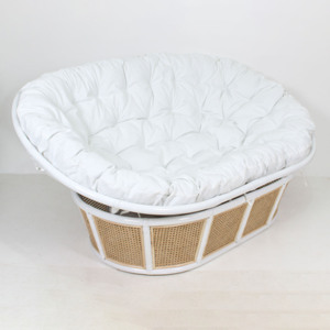 Papasan couch <b>chairs</b> rattan double seat papasans premium quality <b>cane</b> mamasan lounge <b>chair</b> - Product Image 3