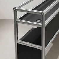 Kit de cadre de graveur laser en alliage d'aluminium usiné CNC, disponible en OEM/ODM, non destiné à la micro-usinage