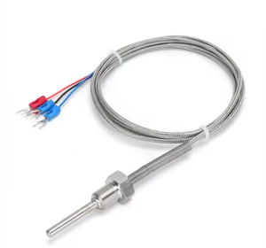 Sonde de température flexible personnalisable PT100 RTD à 3 fils pour usage industriel et domestique, USB, OEM, ODM pour l'industrie pétrolière - Product Image 2